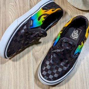 Vans Glow Flame Slip On Sneakers